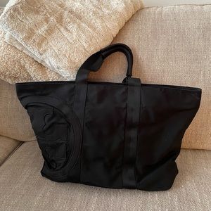 Tory Burch Nylon Zippered Tote Bag